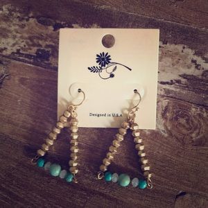 Hobo dangle earrings